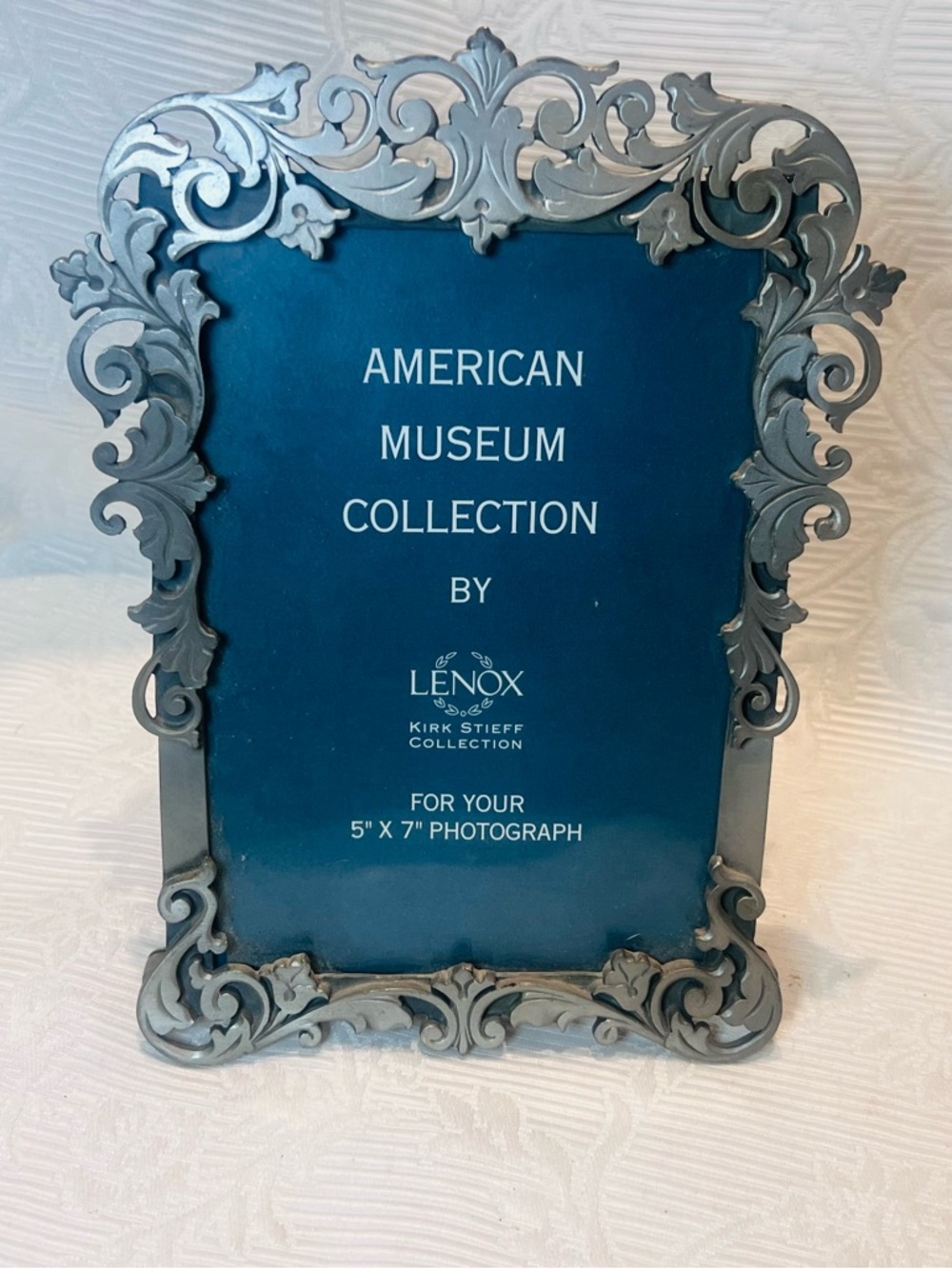 Lenox Kirk Stieff Pewter Picture
Frame American Museum
Collection 5X7 NWOT‎